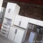 مطبخ مستعمل 8متر عرض 60 رخام صناعي درجة ثاني