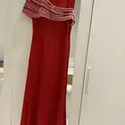 فستان احمر للمناسبات جديد ولم يلبس