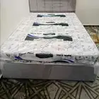 سرير نفر ونص مع مرتبه موجود جديد ايلون موجود