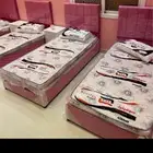 سرير نفر واحد مع مرتبه موجود كله اشكال موجود جديد