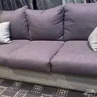 كنب ثلاث قطع تفصيل شبه جديد
