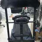 سير كهرابئي قابل للطي مع شاشه رقميه لعرض السرعه وهزاز للخصر