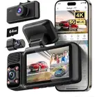 داش كام redtiger F17 أمامية وخلفيه وداخل السيارة