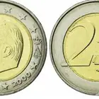 عمله 2 يورو بلجيكا سنه2000