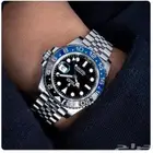 ساعة رولكس GTM كوبي. ازرق في أسود معدن