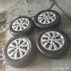طقم جنوط اكسنت اصلي وكاله مقاس 15