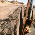 جي سي بي حفار اليوميات والايجار والقطوعه