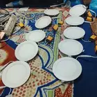 اضاءة لون ابيض على شكل دائرة