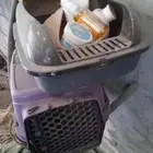 بيت قط مع كامل مستلزمات العنايه