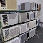 مكيفات مستعمله شباك نظيفه مع التوصيل تركيب علي الضمان