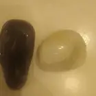 حجرين عقيق أبيض وأسود