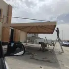 مظلات سيارات مظلات جلسات مواقف سيارات مستودعات مجالس بنل الج