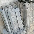شرائح المنيوم حق اسقف مستعارة لون سلفر
