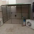 قفص3طول 3عرض2.5ارتفاع ينفع حمام دجاج بط ارانب عصافير نضيف