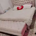 سرير نفرين بدون مرتبه للبيع بسعر مناسب وتسريحه بدون مقابل