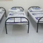 سرير حديد مع مراتب مخده بطانيه سعر