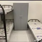 دولاب حديد سرير حديد مع مراتب مخده بطانيه سعر جمله