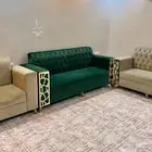 3 قطع كنب نظيف للبيع