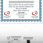 دورة الإنعاش CPR - BLS ساعات ممارس الدفع بعد الانجاز