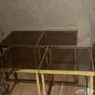 طاولات خدمه ذهبيه