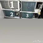 3 مكيفات جري شباك طن ونص شبه جديده