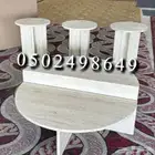 طاولات رخام ترافنتينو