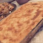 مكرونه بالبشميل ودجاج محشي