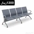 كراسي انتظار فايبر استيل حديد بالجملة