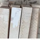 نعلات 10سم مبروم اللون أبيض وعليه خطوط خفيفه رصاصي