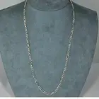سلسال فضة ايطالي مختوم طويلة 48 سم