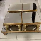 طاولة جلسه ارضيه مرايه جديده