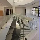 زجاج دربزين مع زجاج دبل اجلاس