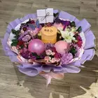 بوكيه ورد طبيعي