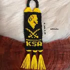 ميداليه مفاتيح بشكل خيل وسيفين KSA