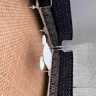كنب اسود وفضي نظيف