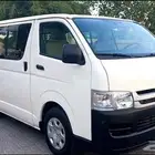 tyota hiace petrol2010 modeis available for rent with driver