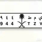 لوحة بأرقام مميزه