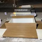 كراسي خرسانية أحواض زراعة سلات نفايات جميع منجات التجميلية
