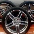 جنوط مرسيدس E300 2017 AMG مع كفرات نظيفه