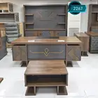 office furniture جديد طقم مكتب مدير و مكاتب كامل مع كراسي