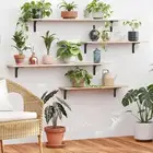 رفوف جدران جداريه خشب