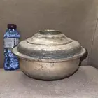 للبيع قدر نحاس احمر قراح مربوب جاهز للاستخدام قديم