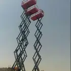 scissors lift for rent سيزر لفت للايجار رافعة مقصية للايجار