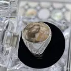 خاتم داوودي يماني فضة 925   199 ريال