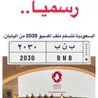 لوحة قفل حروف ورقم تاريخ الرؤية و شعار الرؤية جاهزه