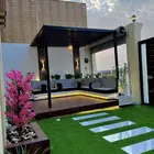 تنسيق حدائق مظلات حدائق القصيم