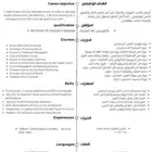 تصميم سيره ذاتيه