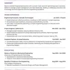 سيرة ذاتية احترافية ATS