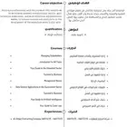 تصميم سيره ذاتيه