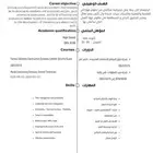 تصميم سيره ذاتيه